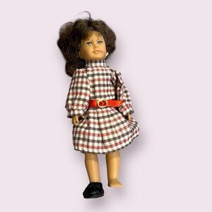 Mini American Girl Doll Samantha With Small Book 7" Tall